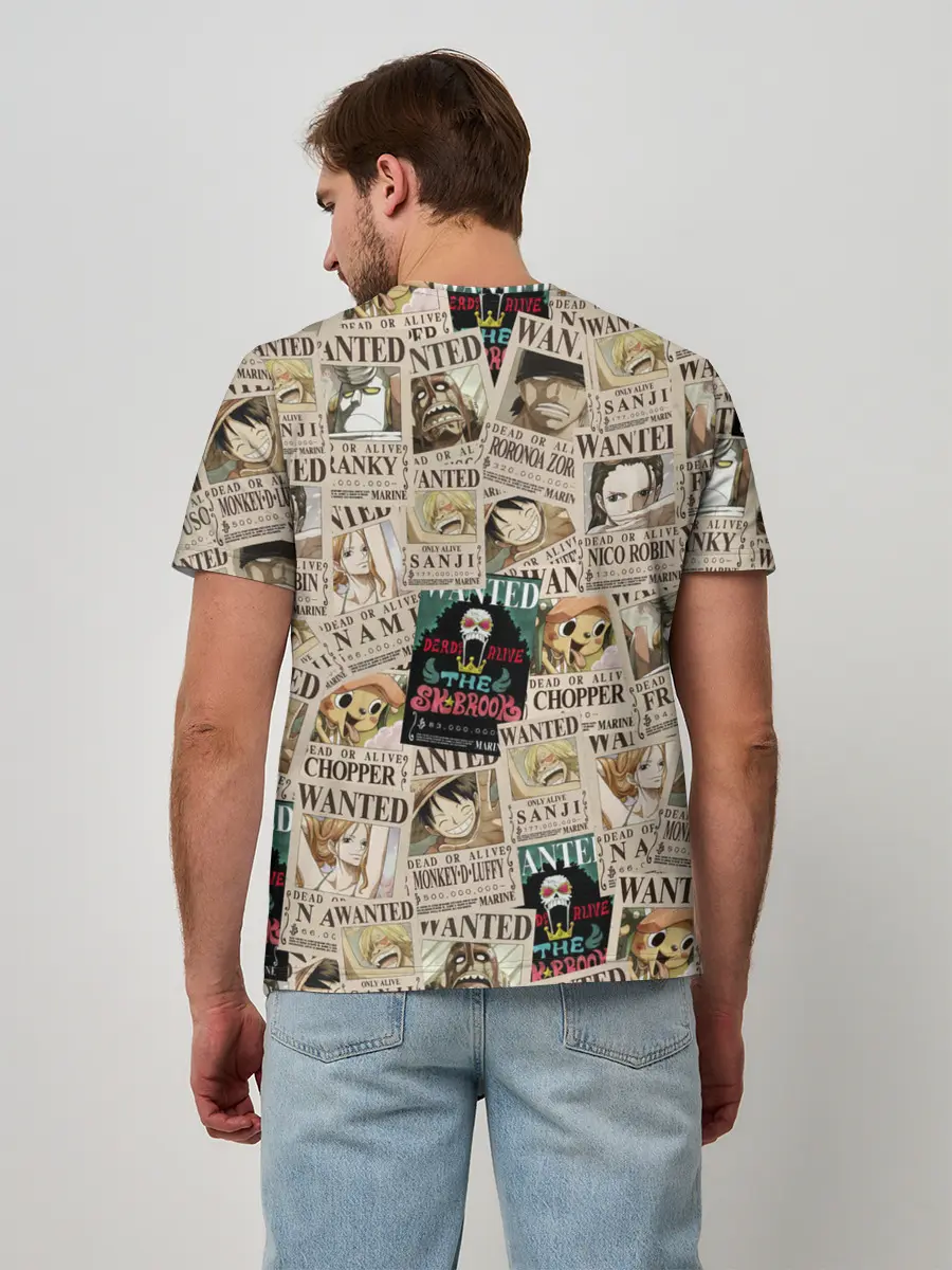 Мужская базовая футболка / Ван пис