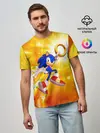 Мужская базовая футболка / Sonic