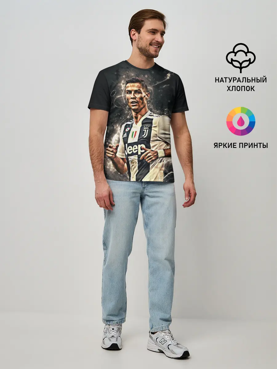 Мужская базовая футболка / Криштиану Роналду