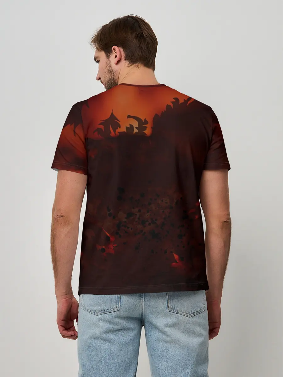 Мужская базовая футболка / Танк ИС-7 | Tanks | Огонь