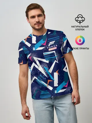 Мужская базовая футболка / Forza Horizon / Форза