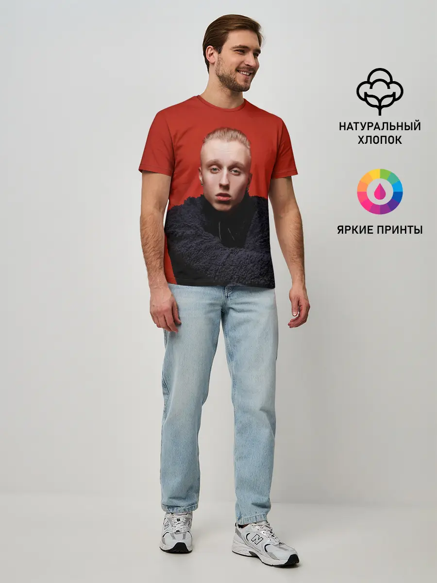 Мужская базовая футболка / Стильный Ти-Фэст