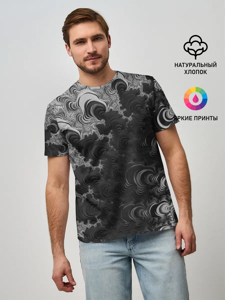 Мужская базовая футболка / Абстракция