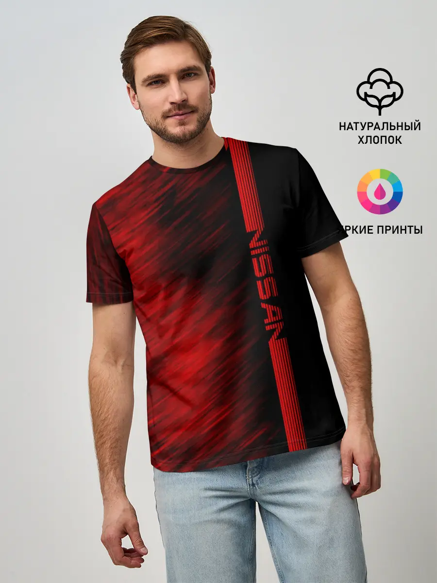 Мужская базовая футболка / Nissan