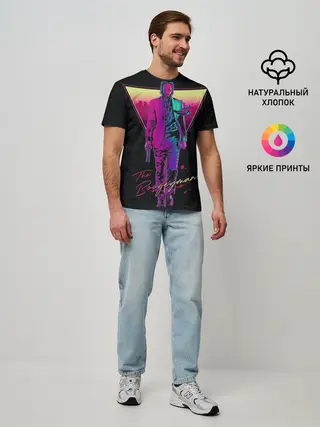 Мужская базовая футболка / Киану Ривз | John Wick