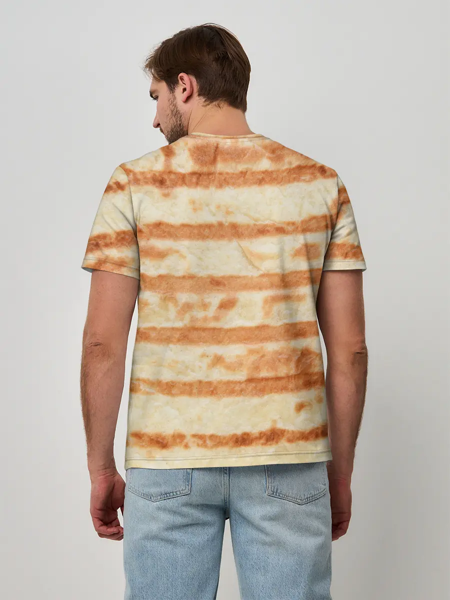 Мужская базовая футболка / ЛАВАШ | ТОНКИЙ ПЛОСКИЙ ХЛЕБ