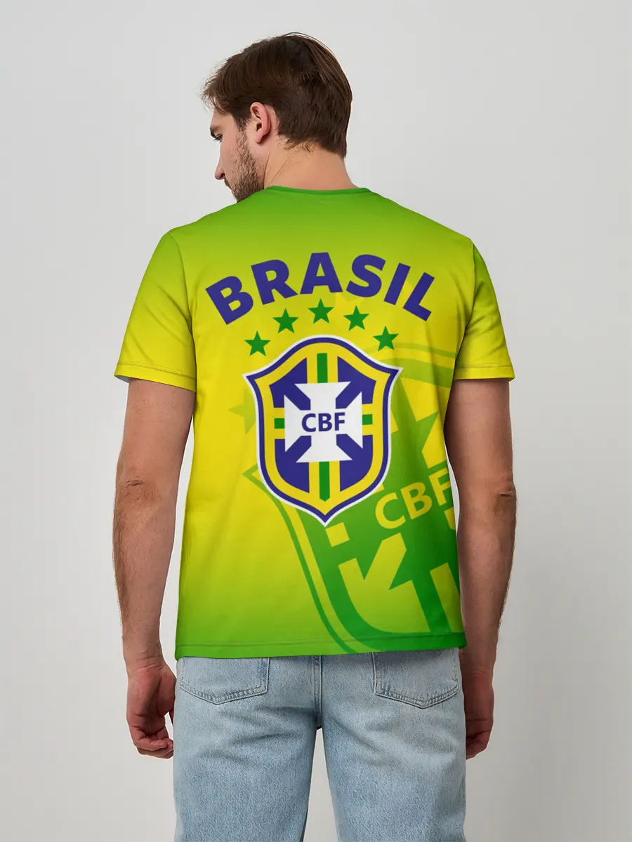 Мужская базовая футболка / Бразилия