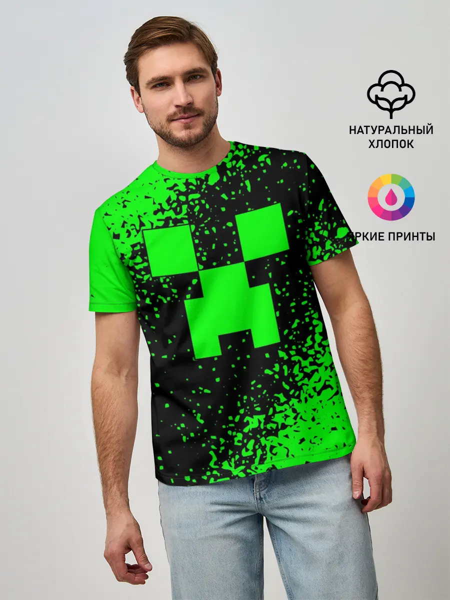 Мужская базовая футболка / MINECRAFT