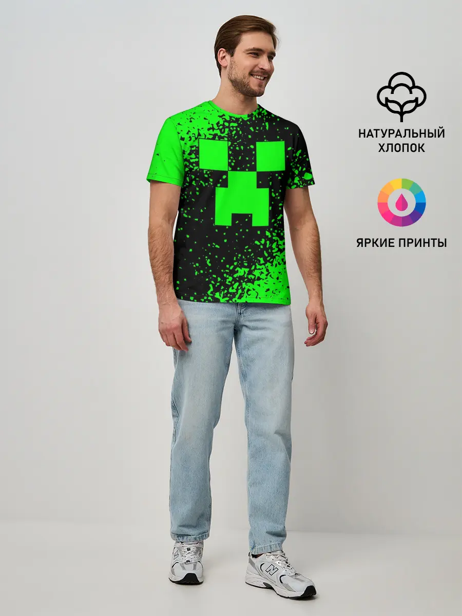Мужская базовая футболка / MINECRAFT