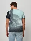 Мужская базовая футболка / Волк в горах