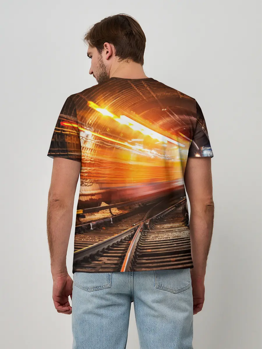 Мужская базовая футболка / metro exodus