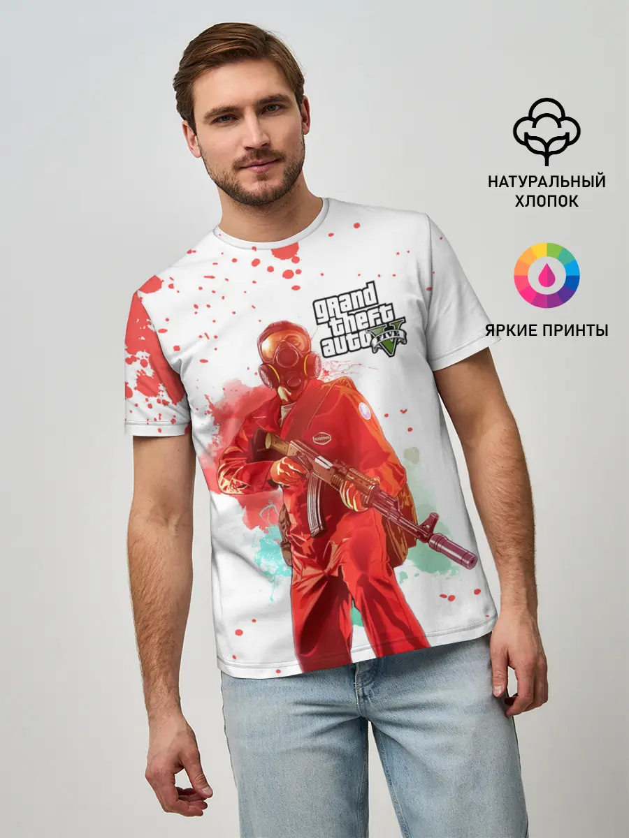 Мужская базовая футболка / Grand Theft Auto V | GTA 5