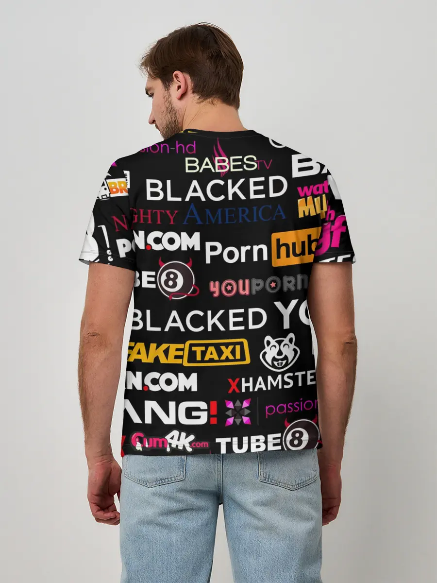 Мужская базовая футболка / ПОРНОСТУДИИ / PORN STUDIO