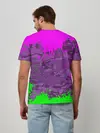 Мужская базовая футболка / 3D Neon Monkey