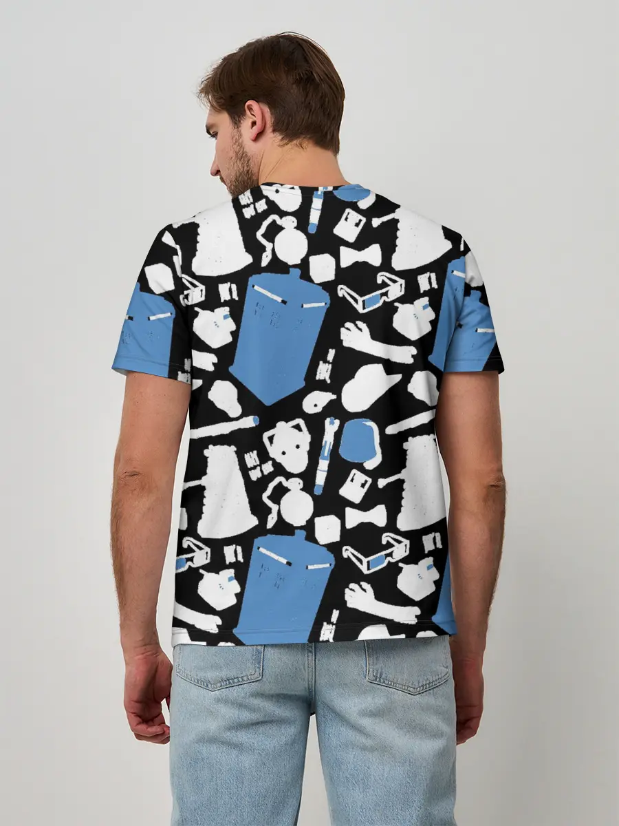 Мужская базовая футболка / ТАРДИС