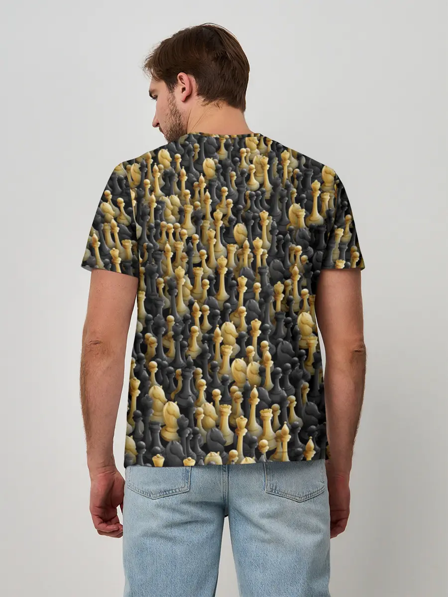 Мужская базовая футболка / Шахматы