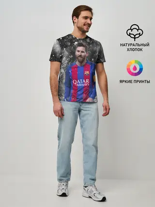 Мужская базовая футболка / Лео Месси