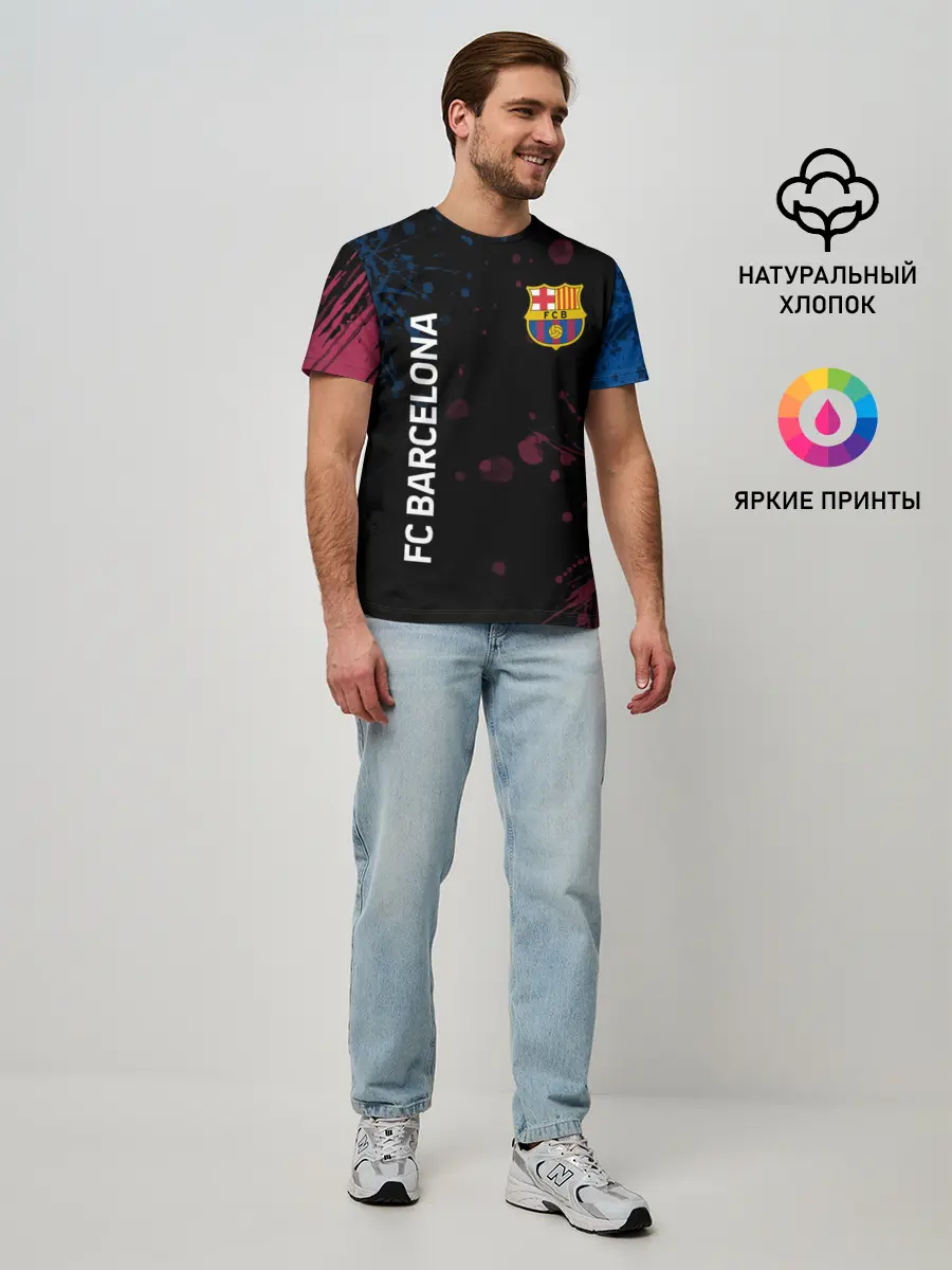 Мужская базовая футболка / FC BARCELONA.