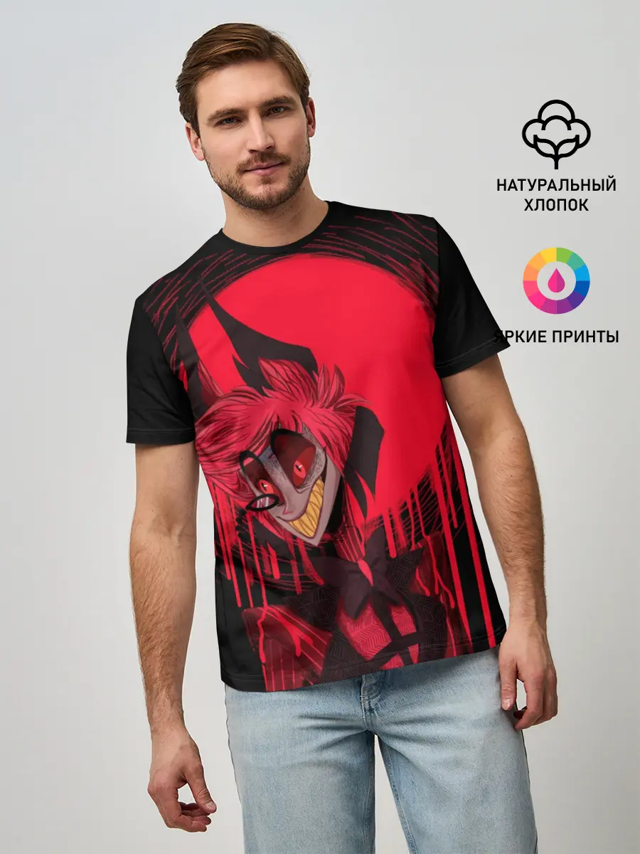 Мужская базовая футболка / Отель Хазбин