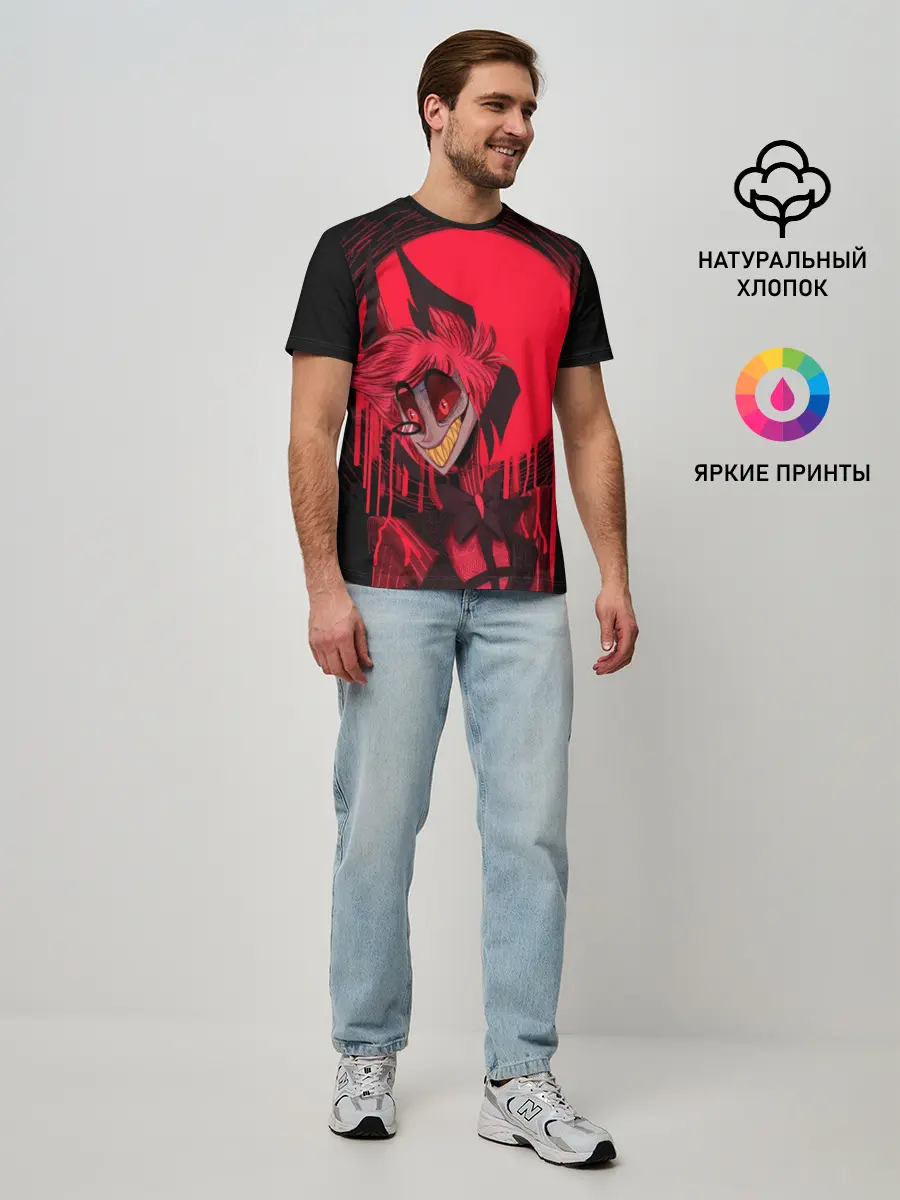 Мужская базовая футболка / Отель Хазбин