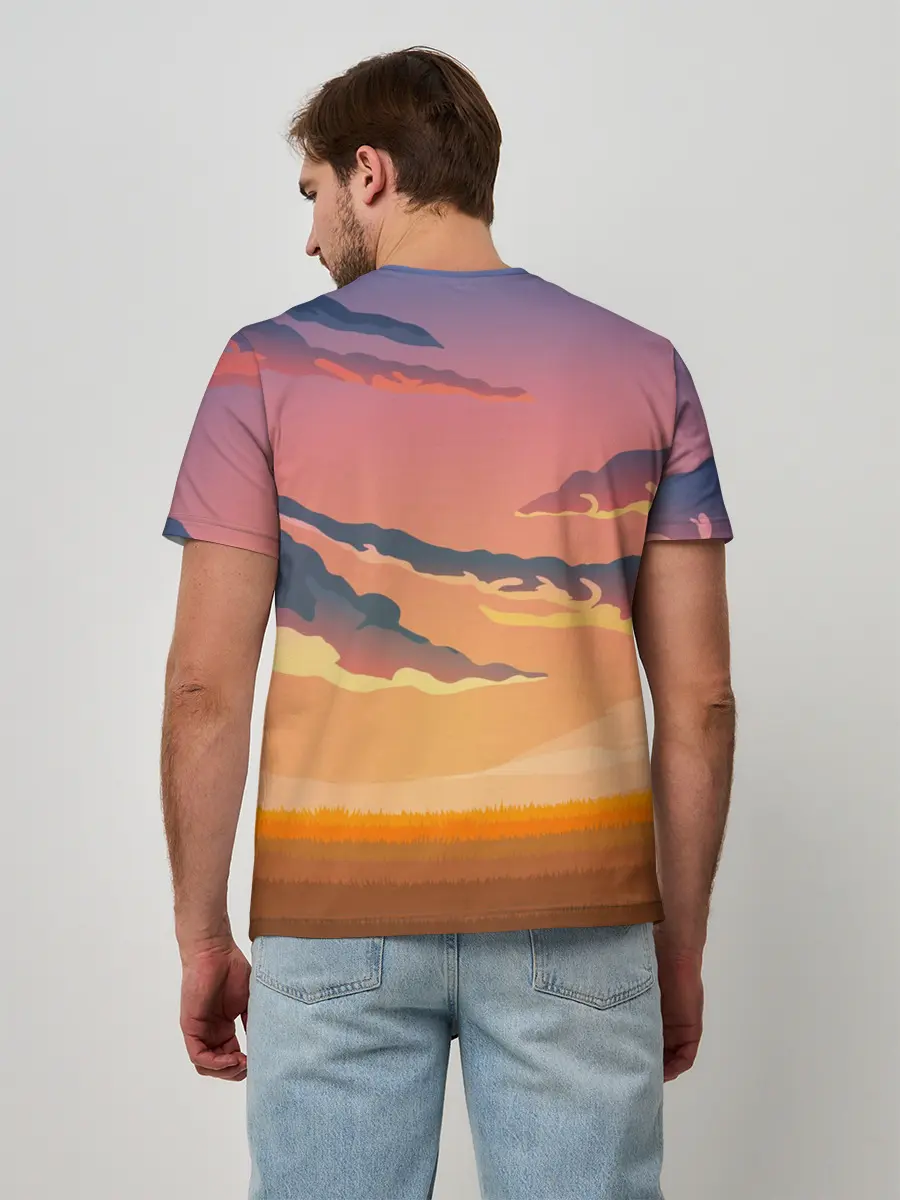 Мужская базовая футболка / Мем собака качок DOGE