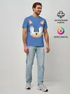 Мужская базовая футболка / SONIC.