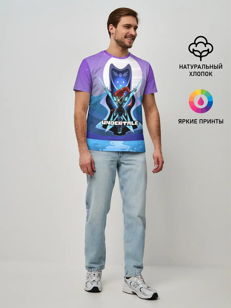 Мужская базовая футболка / Undertale