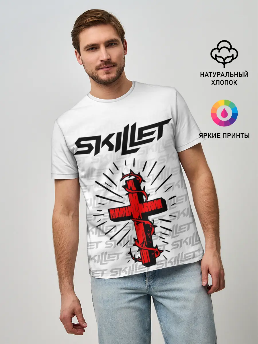 Мужская базовая футболка / SKILLET