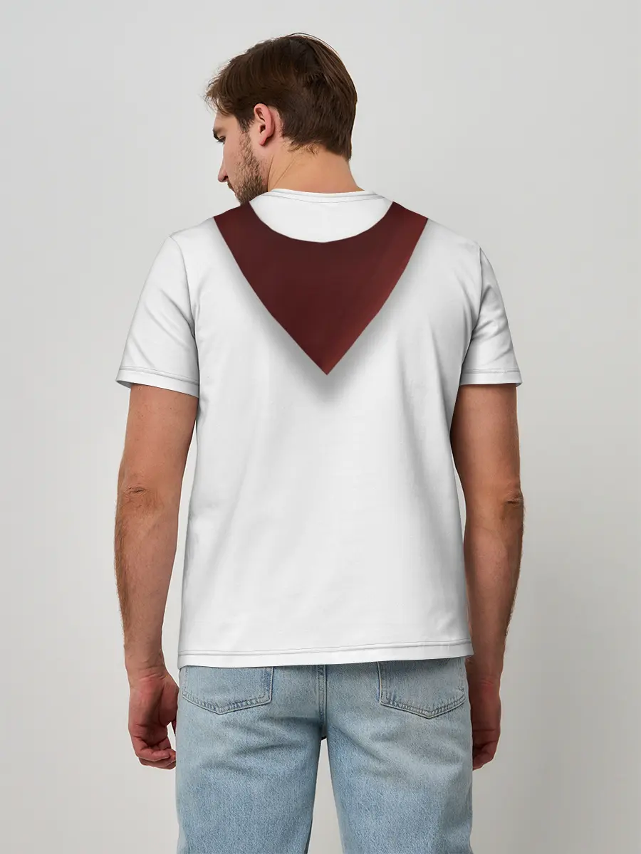 Мужская базовая футболка / Форма пионера бесконечное лето