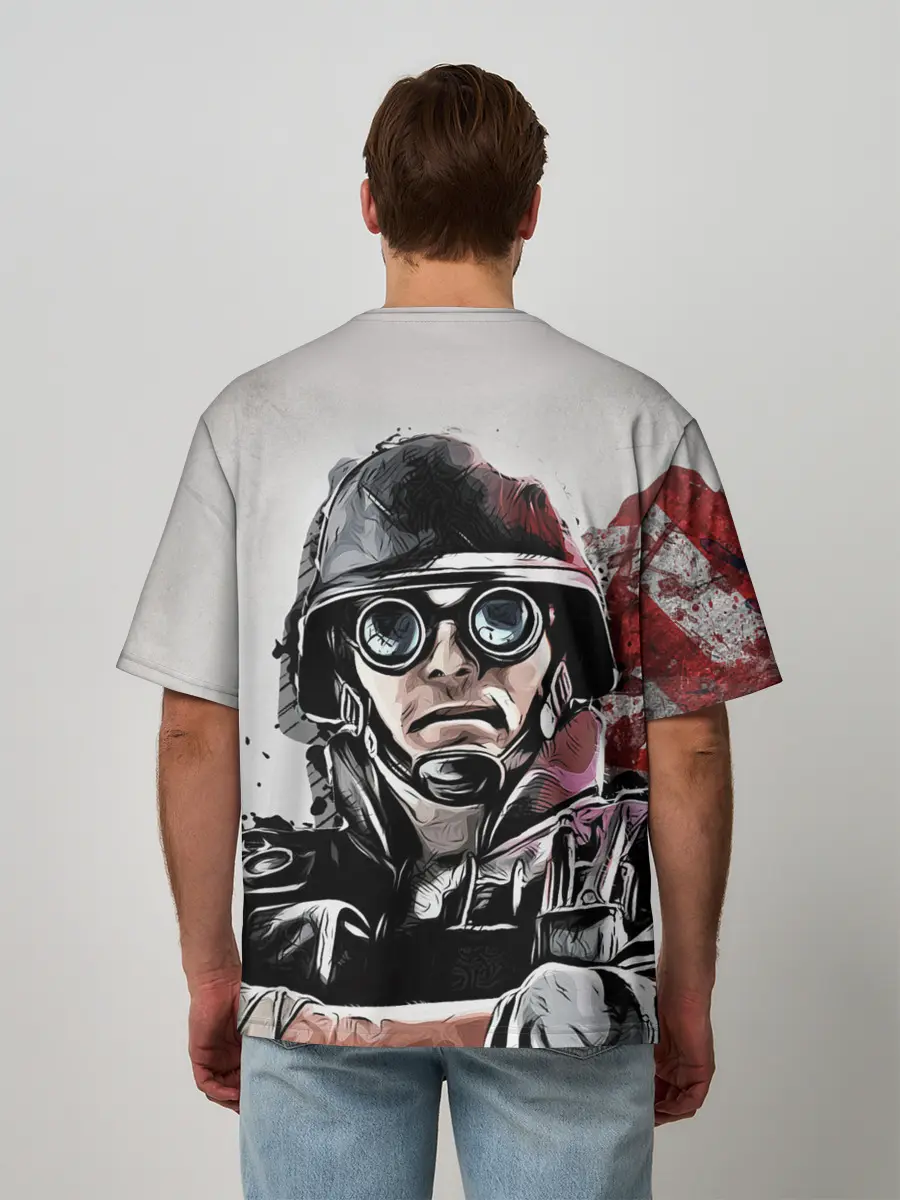 Мужская футболка оверсайз / Rainbow Six: Siege