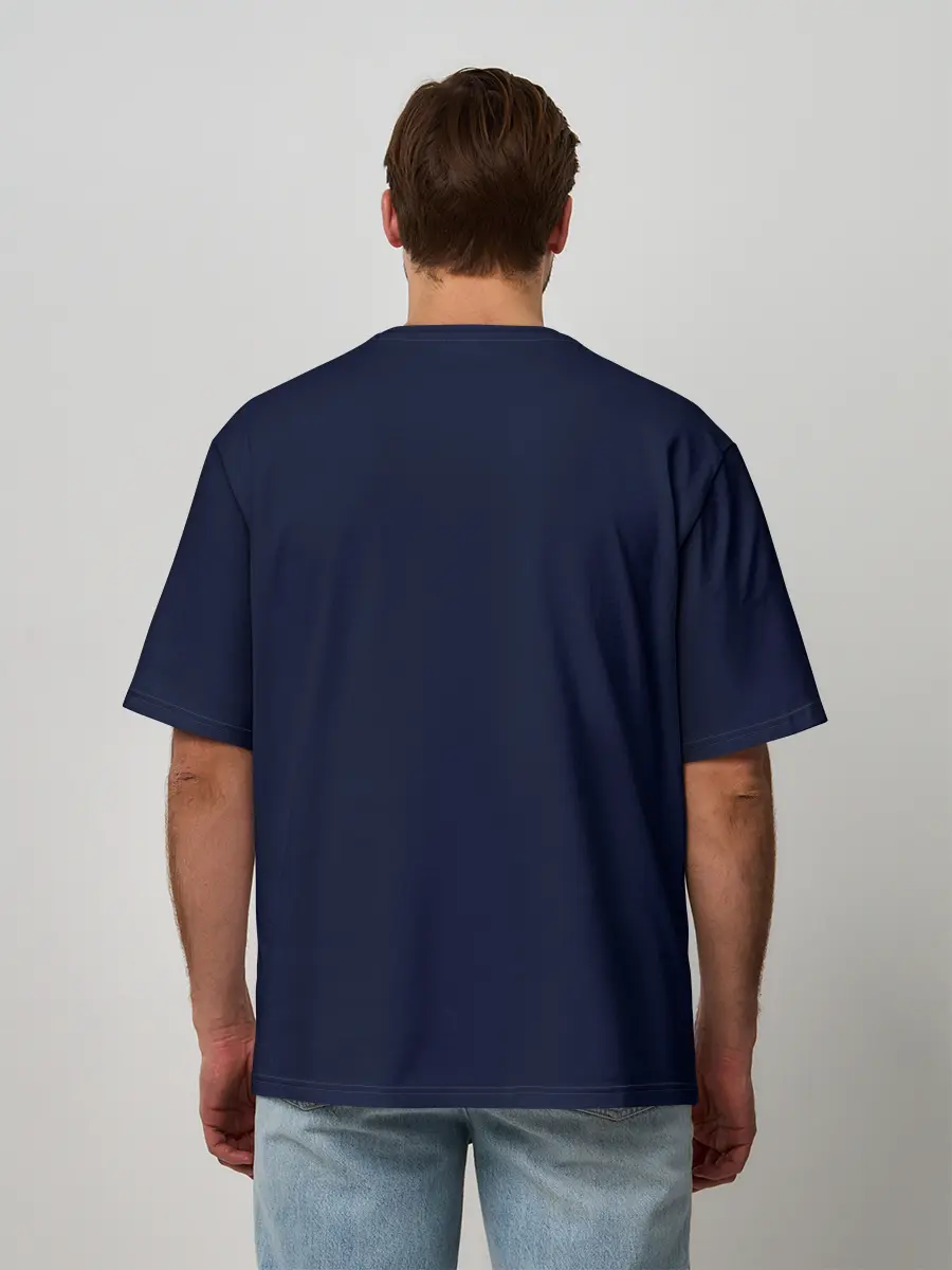 Мужская футболка оверсайз / Новогодняя Ёлка