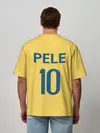 Мужская футболка оверсайз / СБОРНАЯ БРАЗИЛИИ ПЕЛЕ