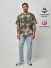 Мужская футболка оверсайз / Off Road камуфляж