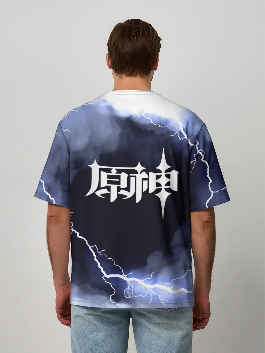 Мужская футболка оверсайз / Genshin Impact | Геншин Импакт