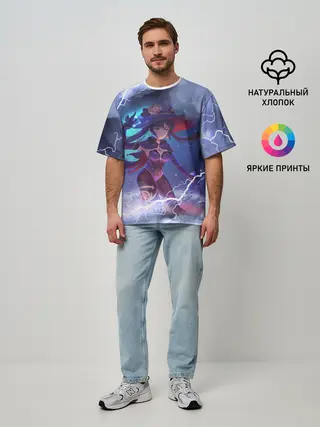 Мужская футболка оверсайз / Genshin Impact | Геншин Импакт