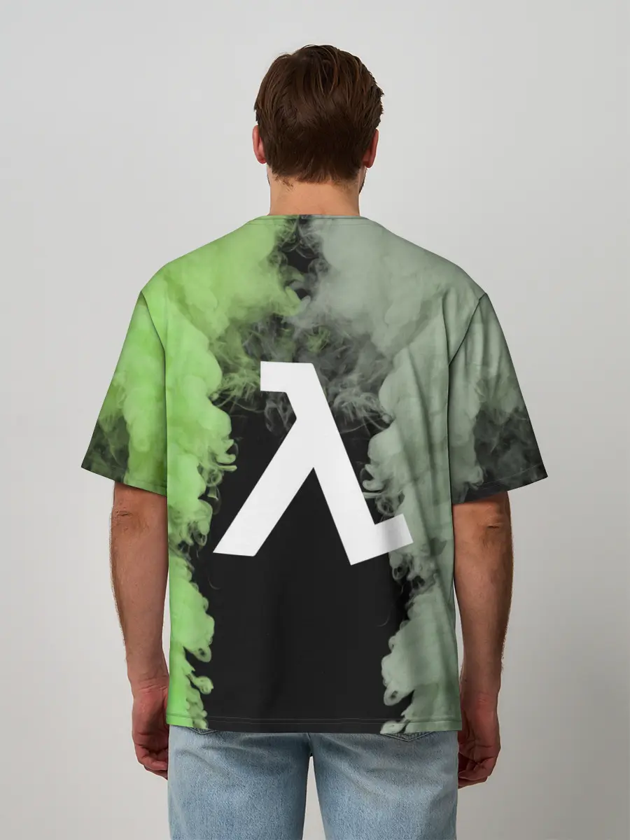 Мужская футболка оверсайз / Opposing Force | Half-Life