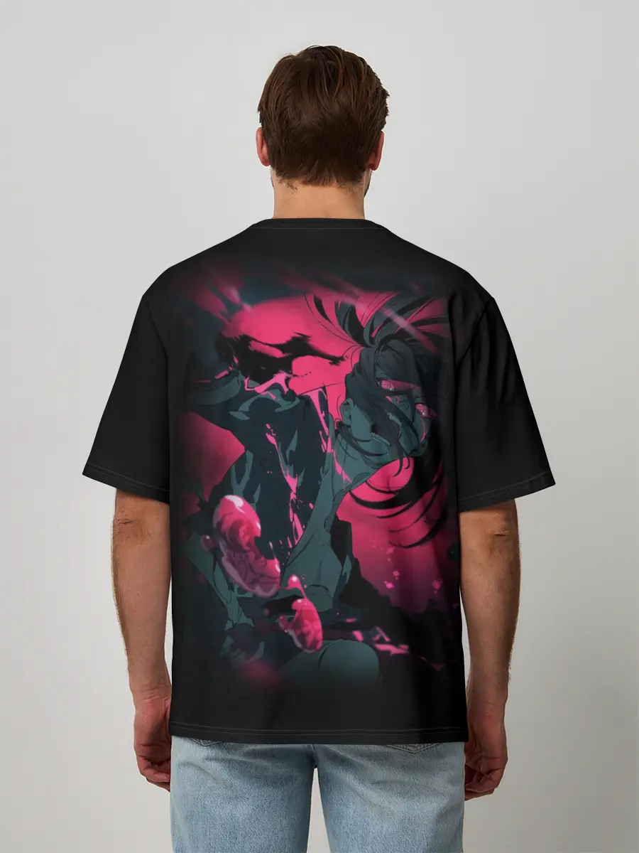 Мужская футболка оверсайз / ХЯККИМАРУ В ЯРОСТИ | ДОРОРО