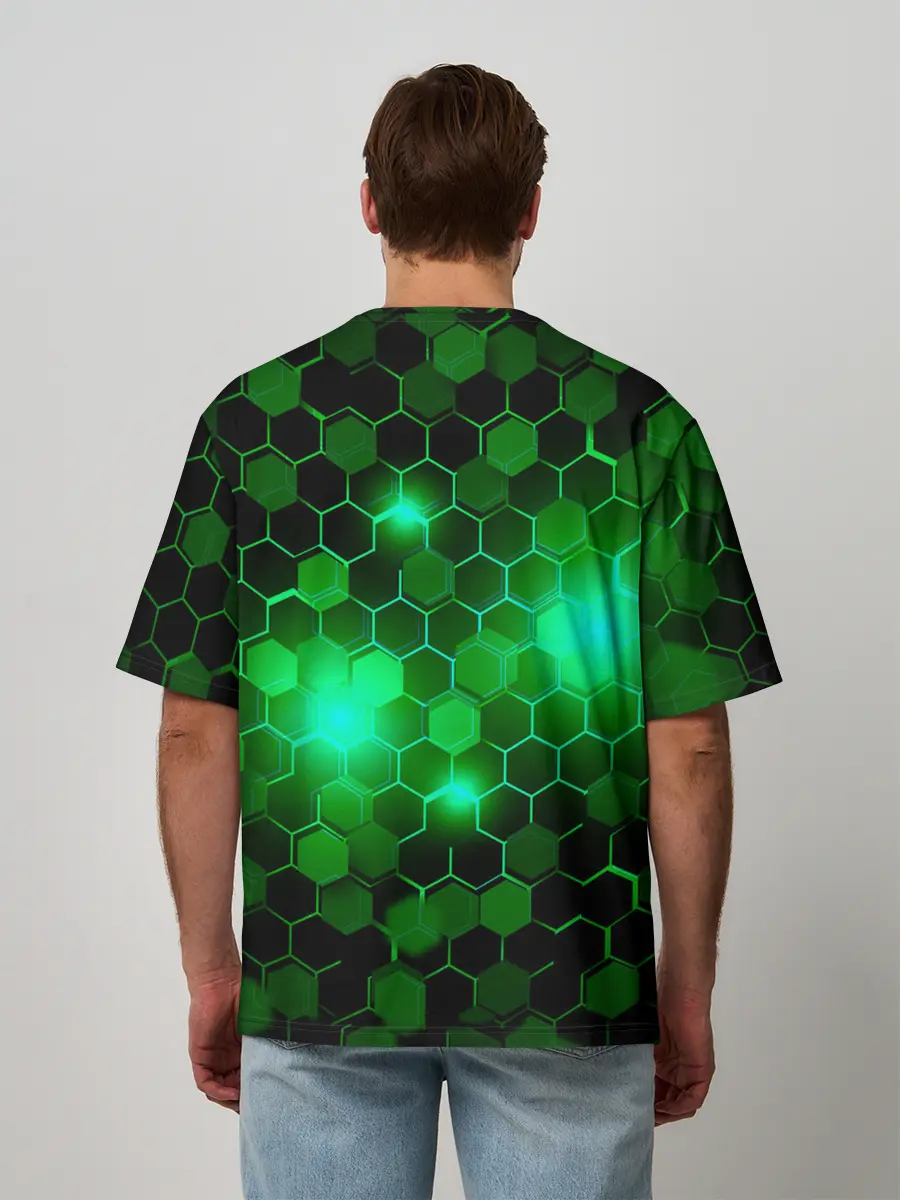 Мужская футболка оверсайз / ЧЕРЕПАШКИ - НИНДЗЯ