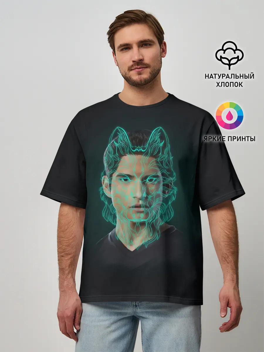 Мужская футболка оверсайз / Скотт МакКолл