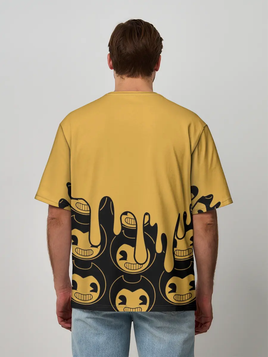 Мужская футболка оверсайз / Bendy And The Ink Machine