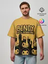 Мужская футболка оверсайз / Bendy And The Ink Machine