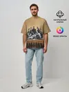 Мужская футболка оверсайз / Эпос Манас