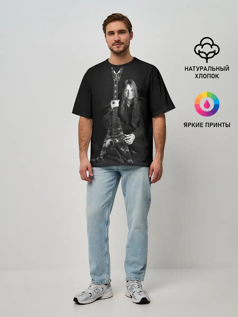 Мужская футболка оверсайз / Arch Enemy 55