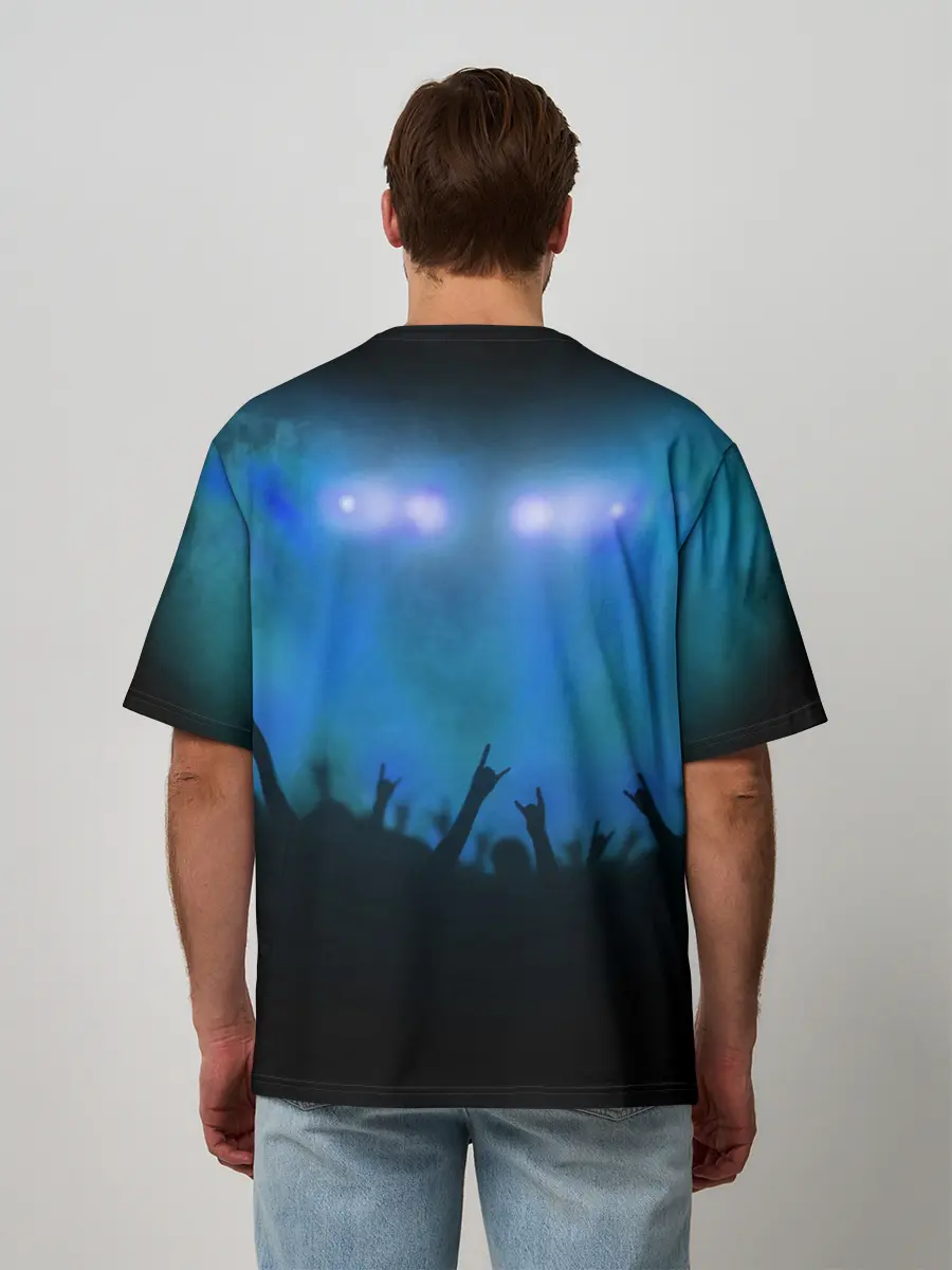 Мужская футболка оверсайз / Metallica