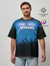 Мужская футболка оверсайз / Metallica