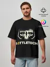 Мужская футболка оверсайз / BATTLETECH