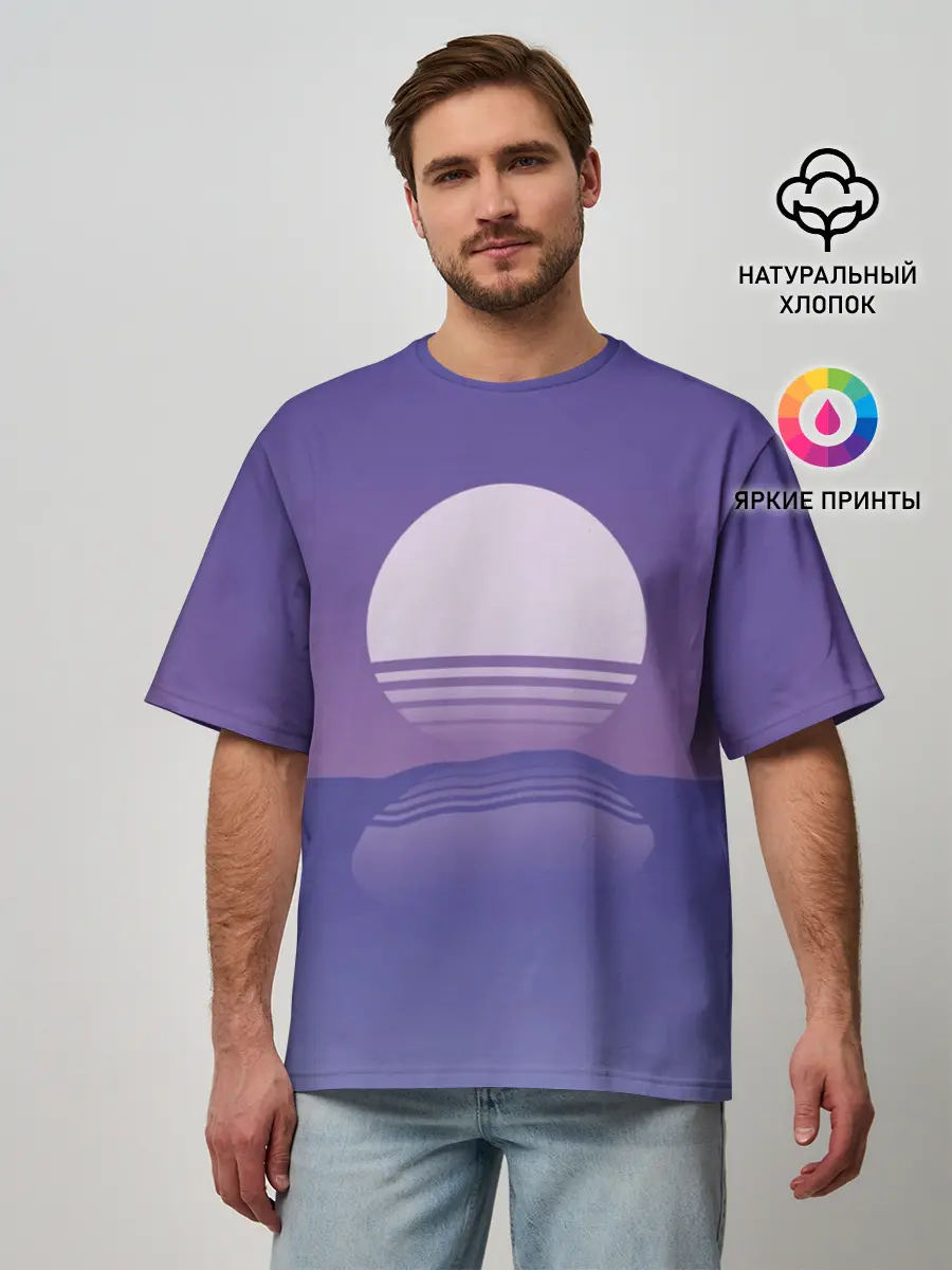 Мужская футболка оверсайз / Come back down