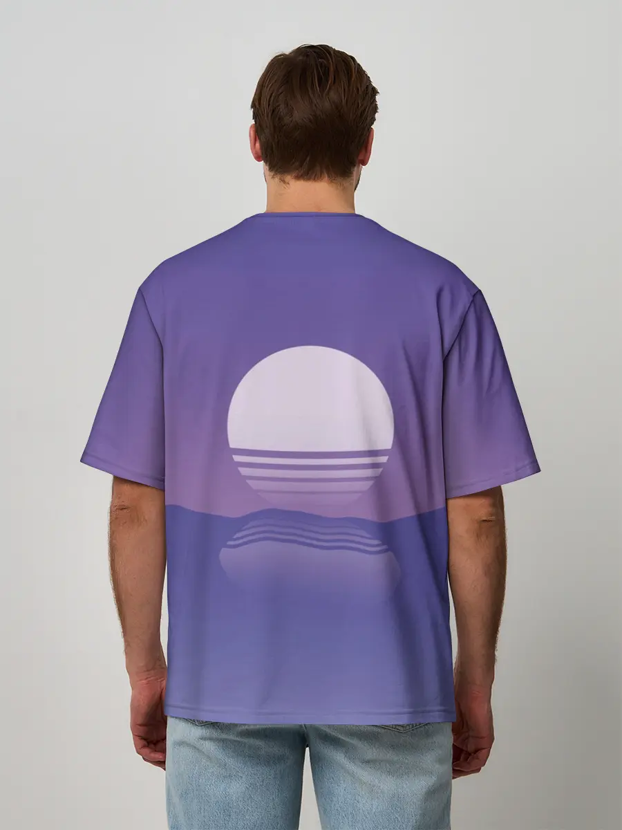 Мужская футболка оверсайз / Come back down