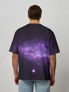 Мужская футболка оверсайз / BTS SPACЕ 3D / БТС КОСМОС