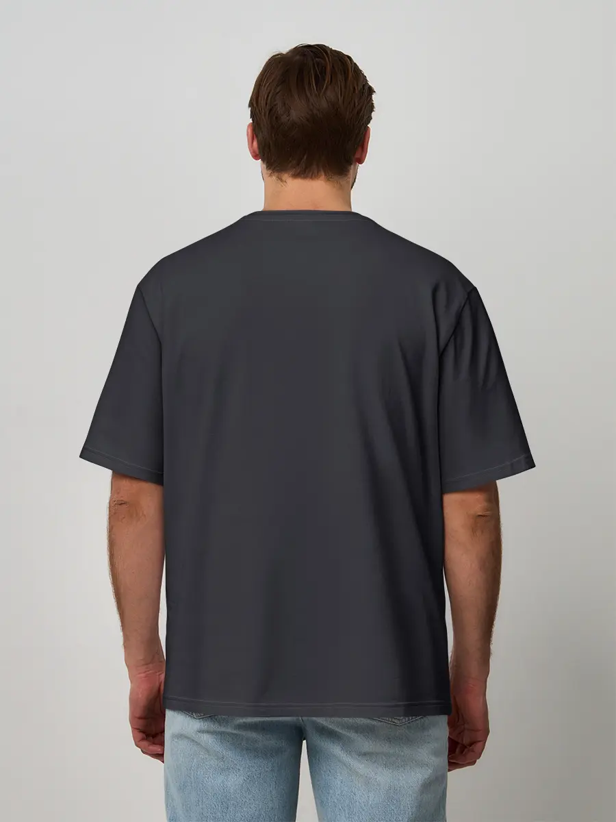 Мужская футболка оверсайз / Die together!